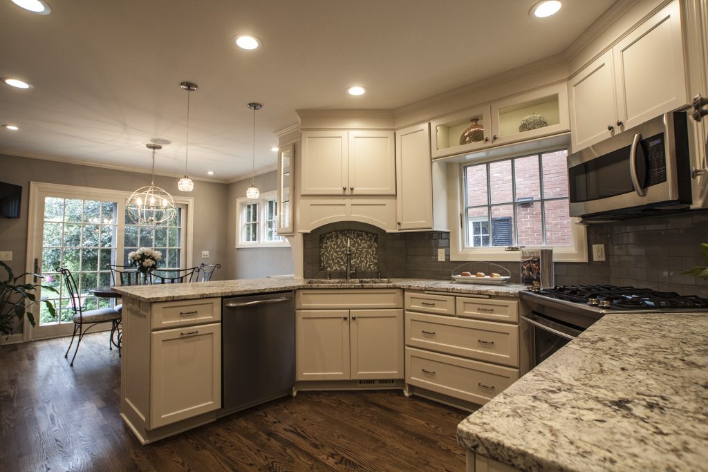 open area in kitchen